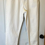 ZARA  Cream Straight Leg Jeans Photo 0
