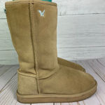 American Eagle  Outfitters AE Suede Faux Fur Lined Boots Tan Size 6 US / 36 EUR * Photo 4