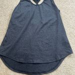 Women's Sleeveless Charcoal Top Blue Photo 0