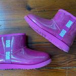 UGG  Classic Clear Mini Pink Ankle Boots ~ Size 5 ❤️🍄 Photo 1