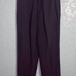 carole little Vintage Dark Purple  Petite Straight Leg Pants Photo 1