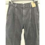 Madewell Trouser The Perfect Wide Leg Jean Seam Edition Black Naylor Wash Sz 30 Photo 7