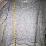 Madewell Women's Marled Sweatshirt Tee size M/L Item Basic Casual Cotton Cropped Photo 4