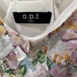 o.p.t. Ingrid Floral Tiered Midi Dress Ruffle Women’s Size XS Sleeveless V Photo 10