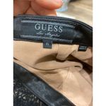 Guess  Women's Black Lace Mini Skirt Size 6 Party Cocktail Scalloped Hem Photo 2