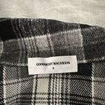 Goodnight Macaroon Women’s Small Black White Plaid Shacket New with Tags Photo 3