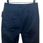 Ralph Lauren NWT Lauren Women’s Double Faced Stretch Cotton Pants Navy Blue 12 Photo 5