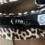 Zyia  Active Cheetah Print Grid Bra Size Large Photo 5