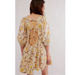 Free People Western Bohemian Dainty Lola Dress Banana Ivory Medium NWT Photo 7