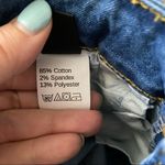 SheIn Jean Shorts High Waisted Medium Wash Frayed Cuffed casual neutral Photo 5