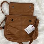 st. john's bay NWT St. John’s Bay Sahara Brown Foldover Crossbody Purse Photo 3