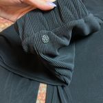 Zella BLACK RIBBED CROP SHEER WIDE LEG SOFT PANTS Photo 4