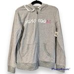 Disney  Parks Princessing size medium womens full zip coat striped jacket hooded Photo 0
