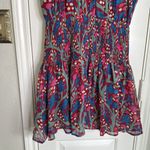 Entro floral smocked waist ruffle mini dress Red Size M Photo 9