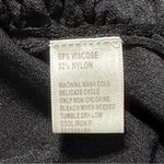 SHUSHU Women’s Size S Black Keyhole Ruched Puckered Front Mockneck Shirt Top Photo 6