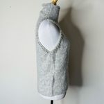 ZARA  Gray Rhinestone Trim High Neck Sweater Top Photo 6