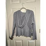 Skin Worldwide Gray Ribbed Lounge Hoodie Cotton Cashmere Blend Sweater Sz. M Gray Size M Photo 2