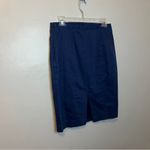 EXPRESS  Design Studio Solid Pencil Skirt Dark Royal Blue Size 8 Photo 3