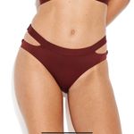Seafolly NWOT  Brown Burgundy Bottoms Photo 1