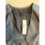 J.Crew $178 V-Neck Dress in Super 120s Wool Sz 00 Gray F4013 Nwt Photo 1