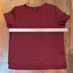 Alfani  burgundy tissue tee shirt, size XL Photo 4