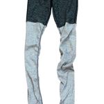 Alo Yoga  Grey High Waist‎ Ribbed Knit Lounge Leggings Ruched Small Dance Workout Photo 0