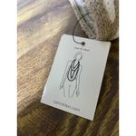 Calvin Klein  Womens Wool Blend Infinity Loop Scarf‎ Chevron Knit Beige White 64" Photo 8