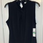 DKNY Black Knot Neck Tank size LP NWT Photo 0