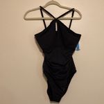 Bleu Rod Beattie NWT Size 12 Urban Goddess High Neck One Piece Swimsuit Von Maur Photo 2
