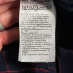 Banana Republic  Sloan Plaid Pants Womens 6 Navy Red Career Dress Trousers Crops Photo 5