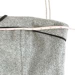 Strapless Crop Top Women Sz XL Gray Side Zip Gabardine Style Bustier Cocktail Photo 5