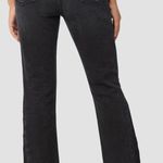 Hudson Jeans NEW Hudson Faye Ultra High-Rise Flare Jean Distressed Black Wash Size 34 Button Photo 1