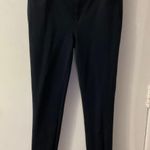 Vince Career Workwear Pants  Mid Rise Black Ponte Stretch Skinny Riding Pants Photo 0