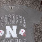 Comfort Colors  Nebraska Huskers Short Sleeve Grey Tee Size Medium Photo 4