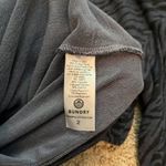 Sundry Womens Zebra Print Crew Neck Long Sleeve Sweatshirt Blk Blue Size Medium Photo 3