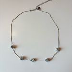 Lia Sophia  silver cluster necklace Photo 1