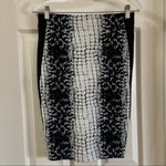 Robert Rodriguez Black/White/Grey Crocodile Print Pencil Skirt size 6 Photo 1