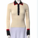 Alice + Olivia  Pia Rib Knit Wool Blend Polo Size S - NWT Photo 8