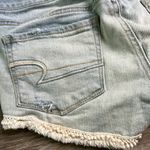 American Eagle  Outfitters Shortie Stretch Light Wash Denim Short Shorts Size 2 Photo 10