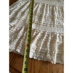 Max Studio Sophie FelicIe Textured Lace Tiered Dress M Stretchy Cottage Core Photo 8