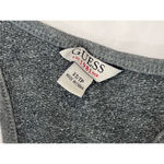 Guess Vneck Racerback Gray Knit Drop Waist Sleeveless Dress XS Coverup Beach Photo 3