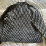 Women’s Quilted Gray Quarter Zip sweatshirt size large Photo 11