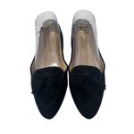 Talbots Francesca Tie Tassel Black Suede Leather Driving Loafers Flats 6.5 Photo 3