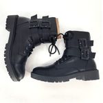Jessica Simpson  Kerina Black Fashion Combat Boots Size 7M Photo 10