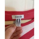 IZOD Pink Striped Sweater Vest Styled T-shirt Size Large Preppy Light Academia Photo 6
