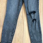 We The Free  Black Wash Women’s Cropped Distressed skinny Jeans size 28 Photo 1