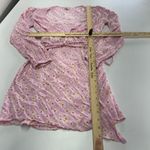 Billabong Dress Womens Small Pink Lady Daisy Wrap Mini Spring Romance Photo 6