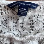 American Eagle  Crochet V-neck Top Photo 3
