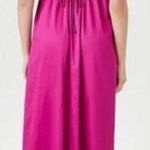 Jason Wu  magenta puff sleeve cross back dress Photo 1