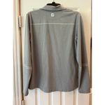 FootJoy  Pullover Women Large FJ Grey Golf Shirt Top Active Wear Athleisure Light Photo 2